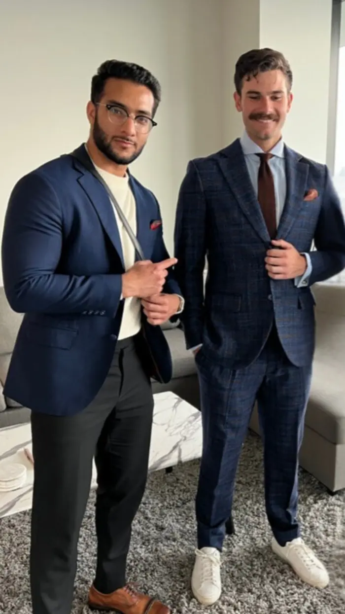 Dylan Cease in custom Kavalier tailoring